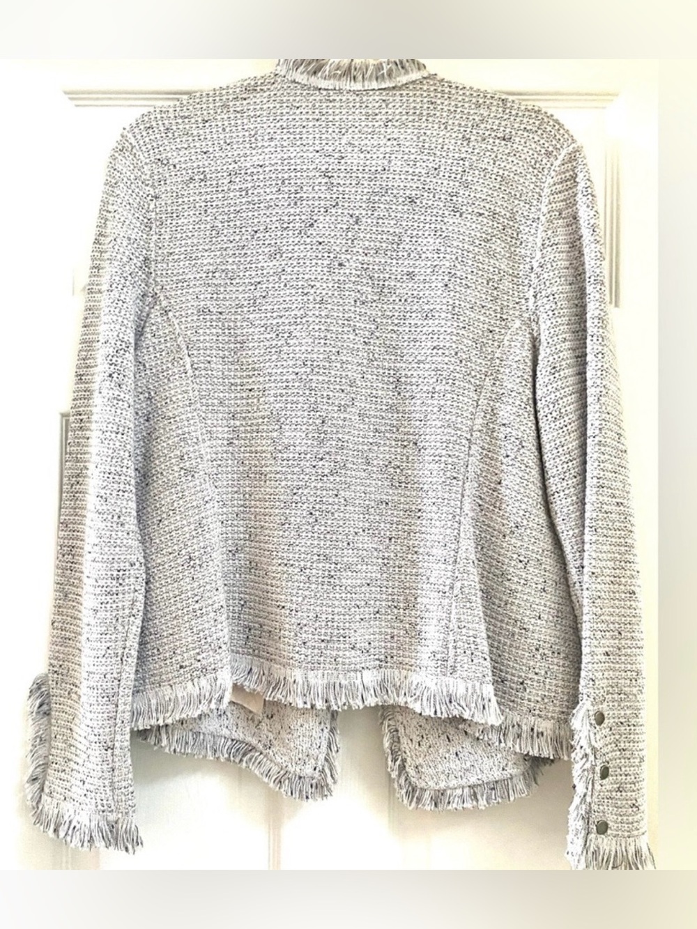 NIC+ZOE Tweed Knit Cardigan Jacket Blazer XL NWOT - Picture 5 of 11